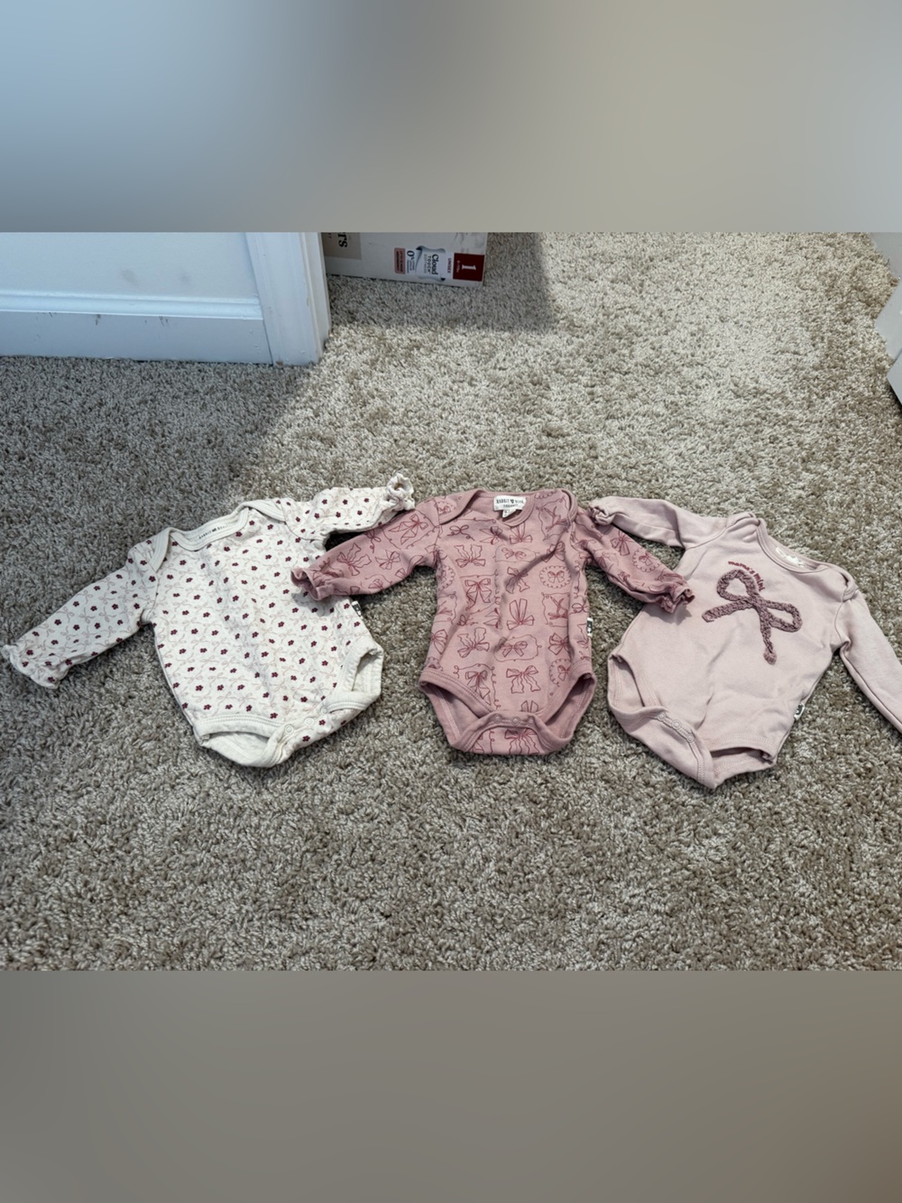 Rabbit and Bear Onesie Bundle 0-3 Months NWOT
